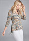 Camo Print High-Low Jacket