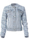 Tweed Denim Jacket, sizes 6-18