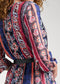 Printed Stripe Long Dress