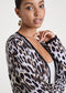 Snow Leopard Print Duster
