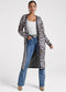 Snow Leopard Print Duster