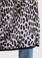 Snow Leopard Print Duster