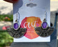 Drop Earrings with Amethyst Swarovski Crystal by Andrea Nieto Jewels