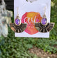 Drop Earrings with Amethyst Swarovski Crystal by Andrea Nieto Jewels