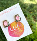 Pink Stud Silver Earrings by Andrea Nieto Jewels