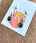 Black Tenerife Silver Earrings by Andrea Nieto Jewels