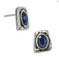 Blue Stud Silver Earrings by Andrea Nieto Jewels