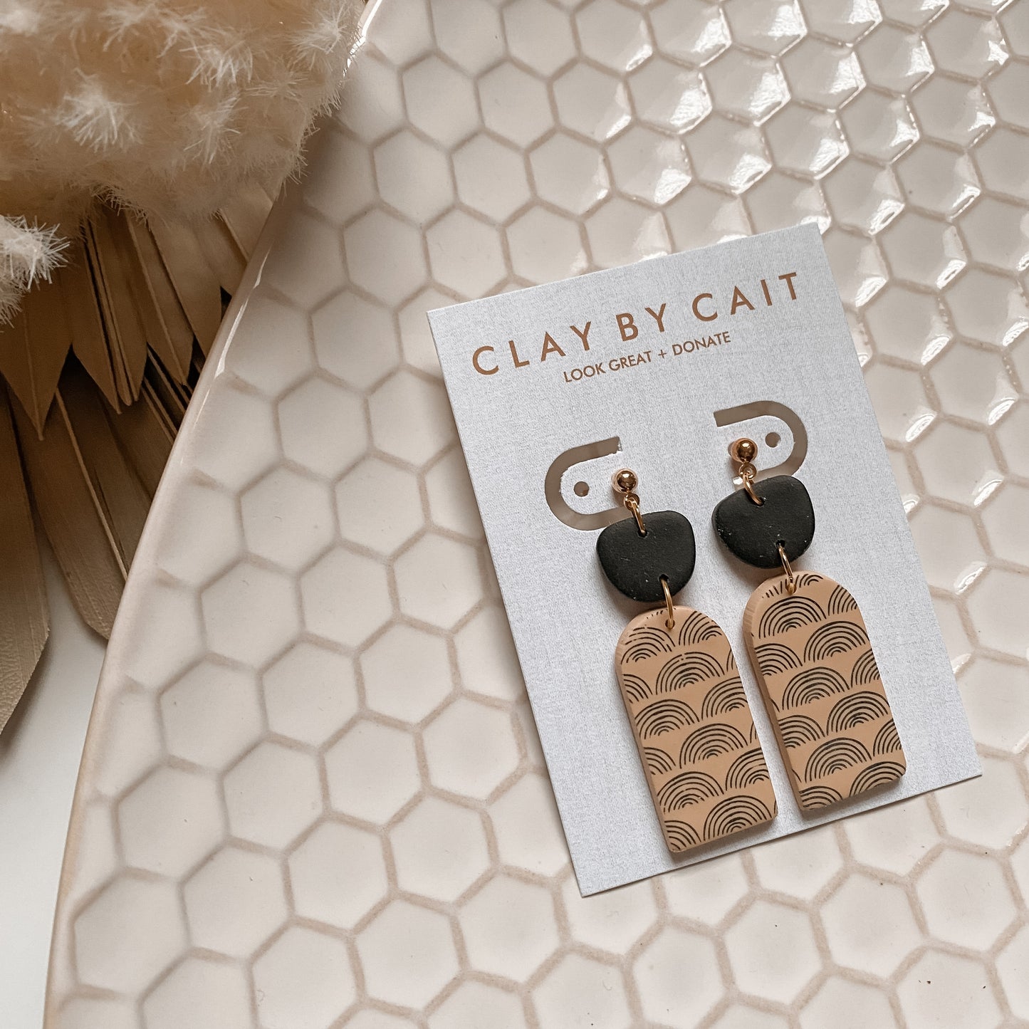 Clay by Cait ~The Beck Statement Earring