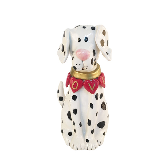 Handmade Dalmation Love Figurine