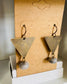 Original Autumn Rose Designs Triangle Earrings