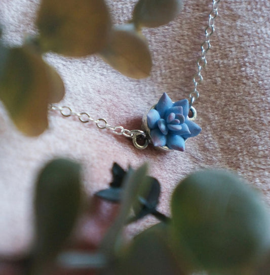 Bitty Sideways Disc Necklace by Colourful Blossom