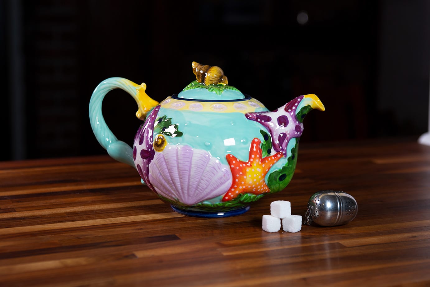 Star Fish Teapot ~ Handmade